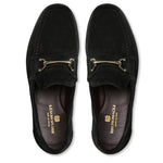Bruno Magli Veneto Suede Bit Loafer Black
