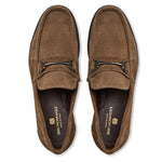 Bruno Magli Veneto Suede Bit Loafer Taupe