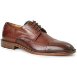 Bruno Magli Aydin Cap Toe Leather Derby Cognac