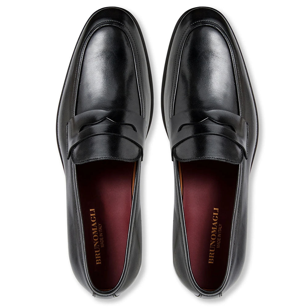 Bruno Magli Verona Leather Penny Loafer Black
