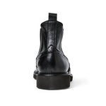 Bruno Magli Vespa Calfskin Wingtip Chelsea Boot Black