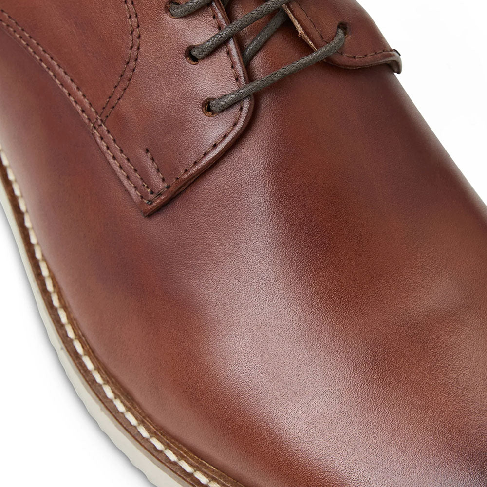 Bruno Magli "M" Collection Vidi Leather Derby Cognac