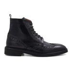 Bruno Magli Vincenzo Leather Wingtip Boot Black