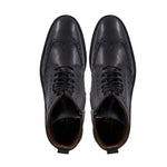 Bruno Magli Vincenzo Leather Wingtip Boot Black