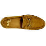 Alan Payne Wharton Suede Bit Loafers Mushroom