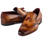 Paul Parkman Wingtip Tassel Loafers Brown