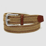 Torino Leather Woven Italian Rayon Over Kipskin - Camel