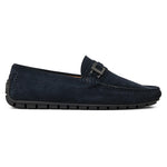 Bruno Magli Xanto Casual Suede Moccasin Navy
