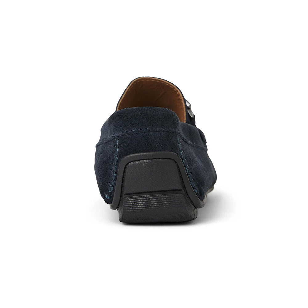 Bruno Magli Xanto Casual Suede Moccasin Navy