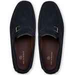 Bruno Magli Xanto Casual Suede Moccasin Navy
