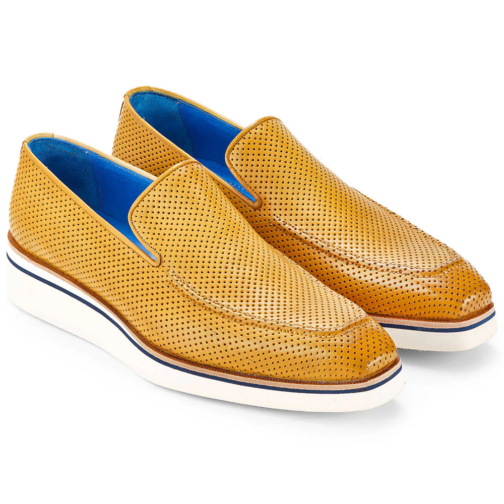 Paul Parkman Smart Woven Loafers Beige