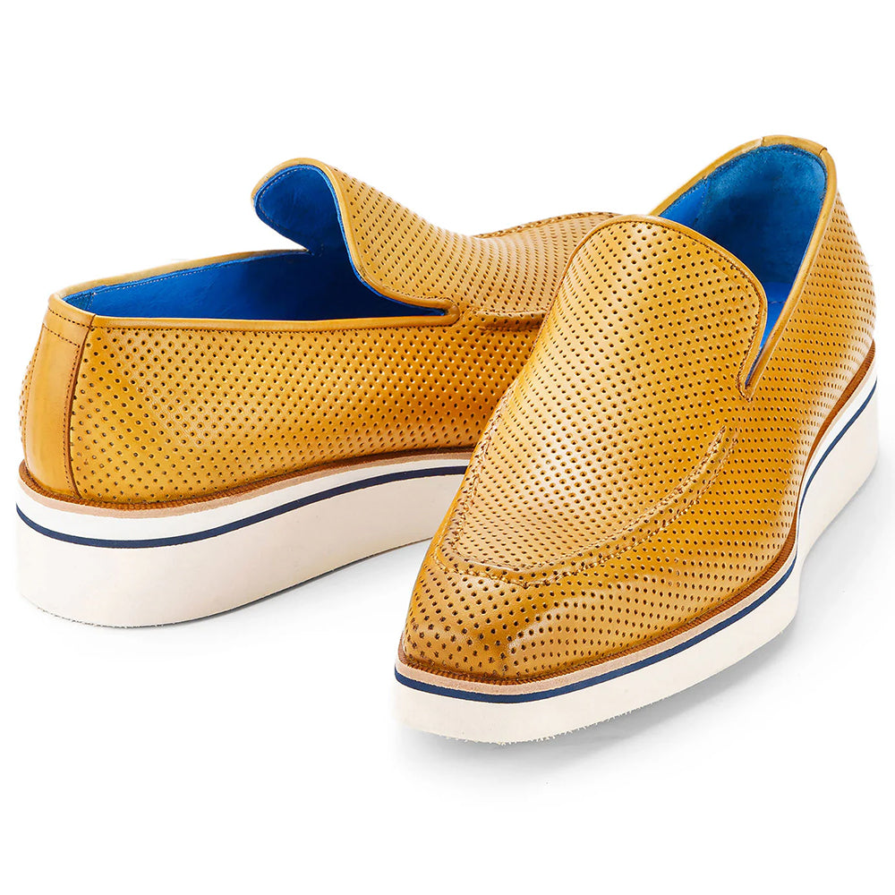 Paul Parkman Smart Woven Loafers Beige