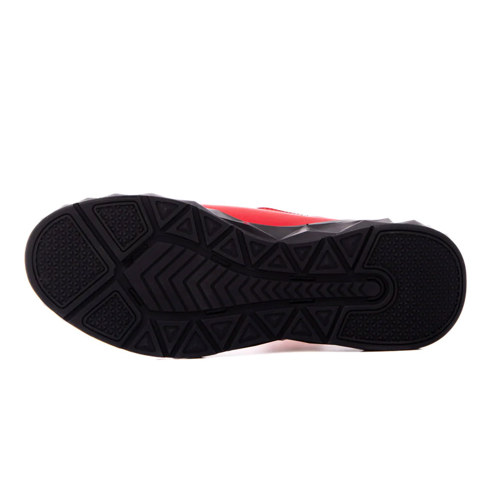Vinci Leather The Vertex Leather Sneaker Red