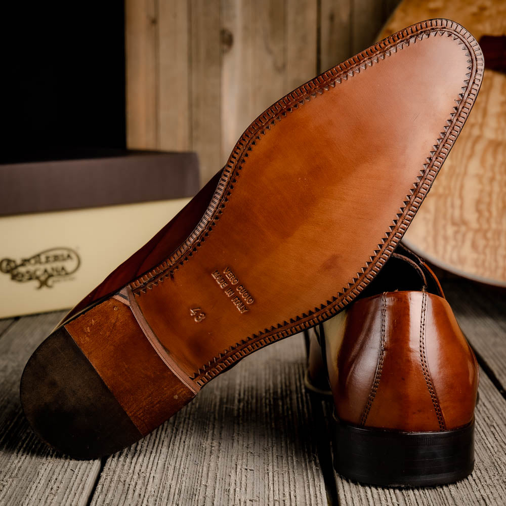 Calzoleria Toscana Cap Toe Oxfords Mahogany