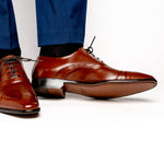 Calzoleria Toscana Cap Toe Oxfords Mahogany