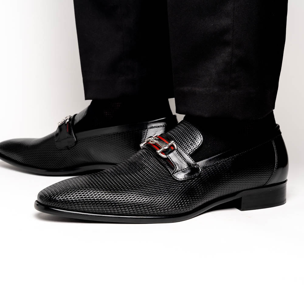 Calzoleria Toscana Z229 Parma Calfskin Bit Loafers Black