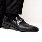 Calzoleria Toscana Z229 Parma Calfskin Bit Loafers Black