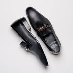Calzoleria Toscana Z229 Parma Calfskin Bit Loafers Black