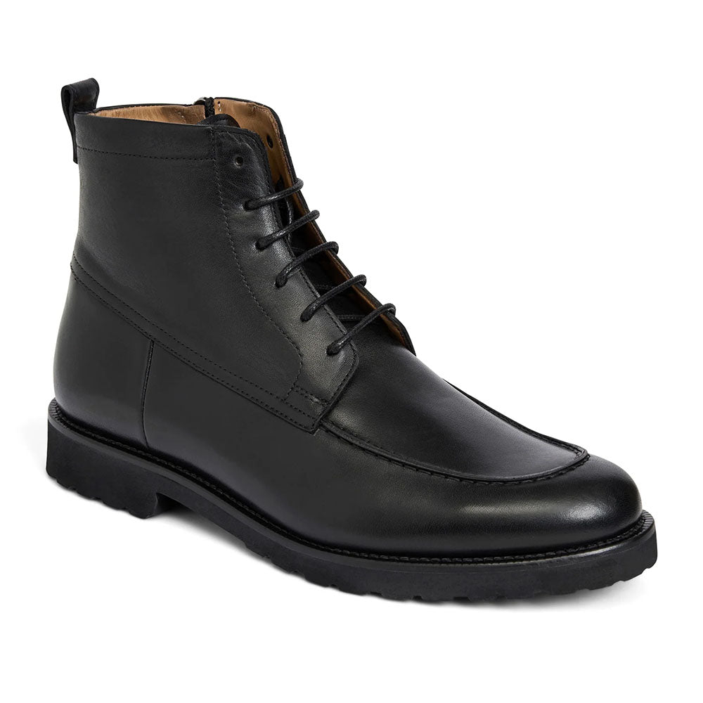 Bruno Magli Zante Italian Leather Lace Up Boot Black