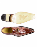 Belvedere Zeno Hornback Shoes Antique Cognac