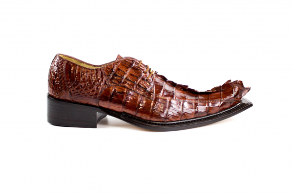 Belvedere Zeno Hornback Shoes Antique Cognac