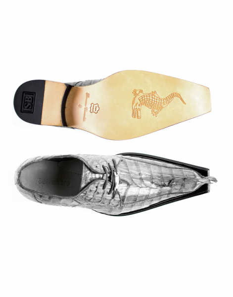 Belvedere Zeno Hornback Shoes Antique Gray