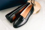 Zelli Savannah Italian Calf Penny Black (15-203-BLK)
