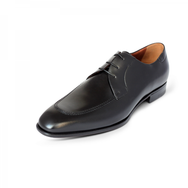A. Testoni Apron Toe Shoes Black