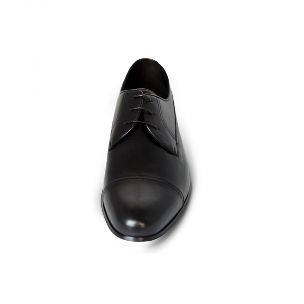 A. Testoni Cap Toe Shoes Black