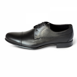 A. Testoni Cap Toe Shoes Black