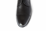 A. Testoni Cap Toe Shoes Black