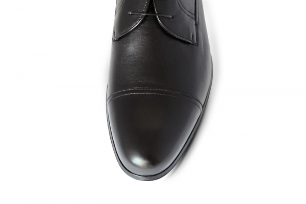 A. Testoni Cap Toe Shoes Black