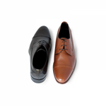 A. Testoni Cap Toe Shoes Caramel