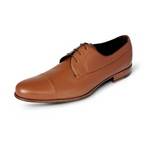 A. Testoni Cap Toe Shoes Caramel