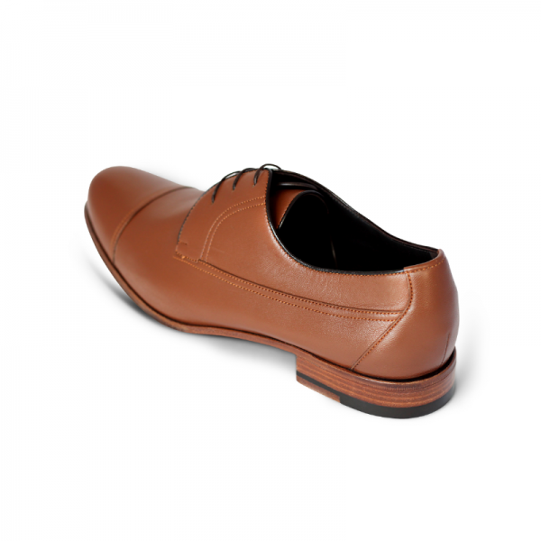 A. Testoni Cap Toe Shoes Caramel