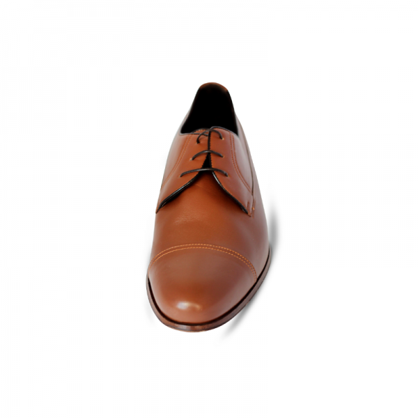 A. Testoni Cap Toe Shoes Caramel