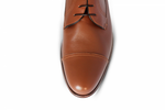 A. Testoni Cap Toe Shoes Caramel