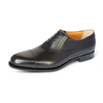 A. Testoni Cap Toe Oxfords Black