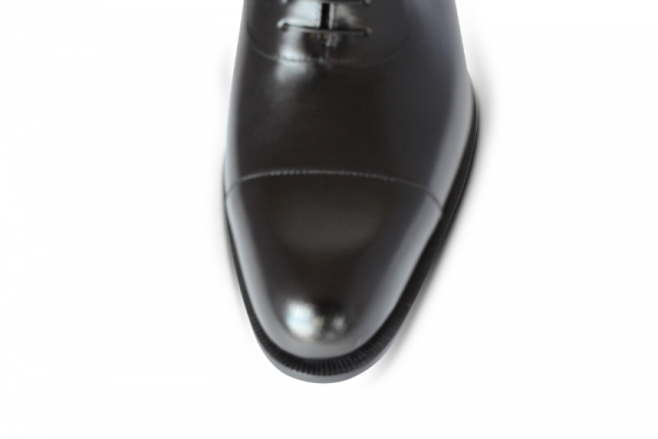 A. Testoni Cap Toe Oxfords Black