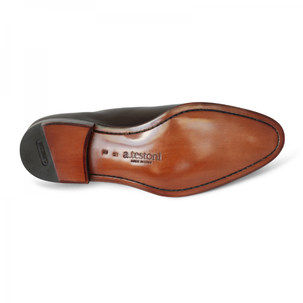 A. Testoni Cap Toe Oxfords Brown