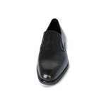 A. Testoni Plain Toe Loafers Black