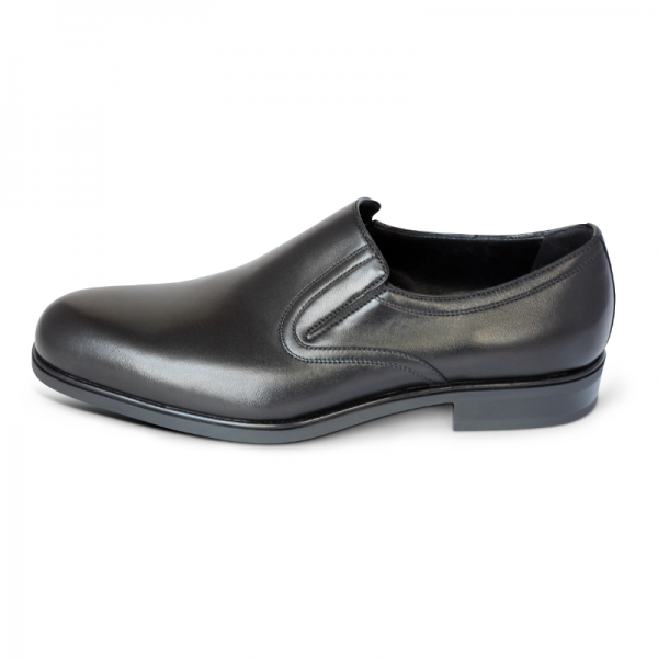A. Testoni Plain Toe Loafers Black