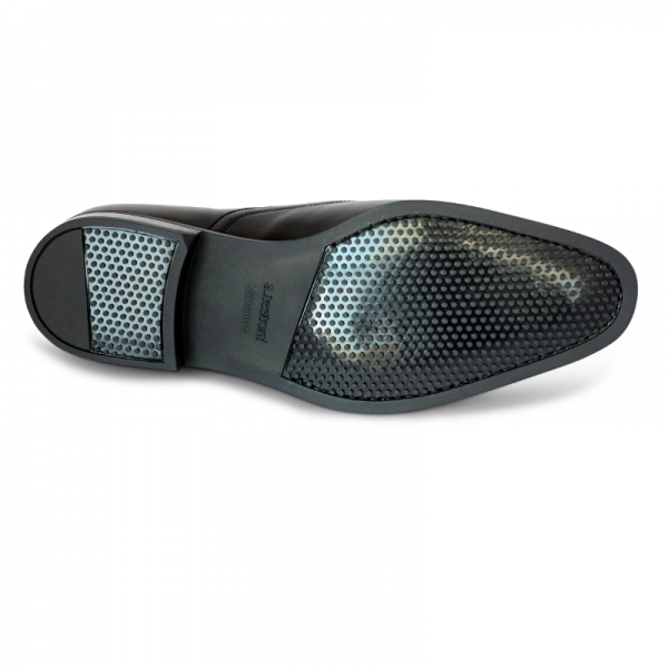 A. Testoni Plain Toe Loafers Black