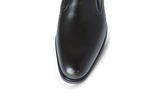 A. Testoni Plain Toe Loafers Black
