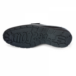 A. Testoni Pebble Grain Loafers Black