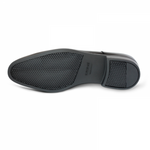 A. Testoni Plain Toe Derby Shoes Black
