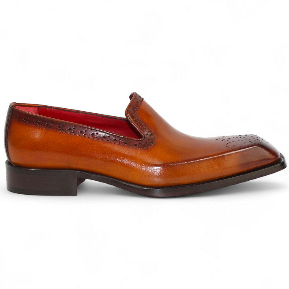 Emilio Franco A014 Calfskin Brogue Loafer Gold