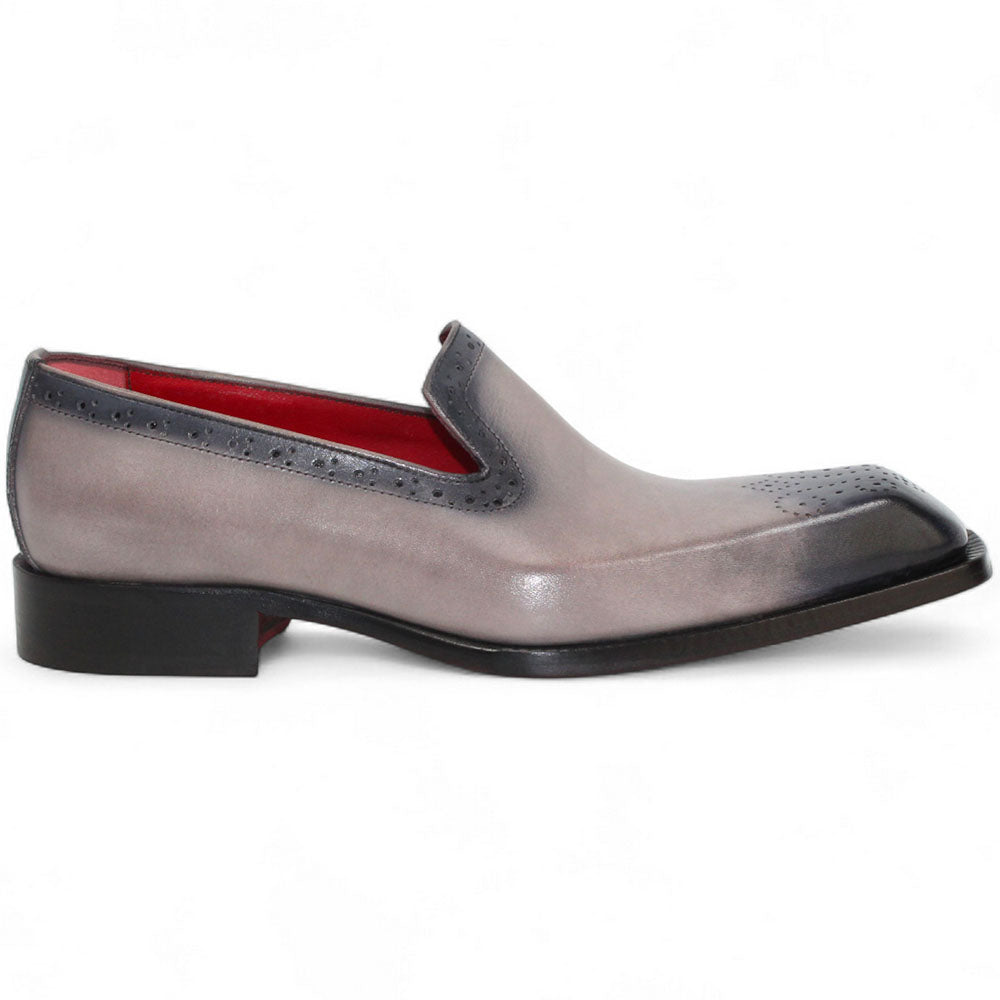 Emilio Franco A014 Calfskin Brogue Loafer Grey