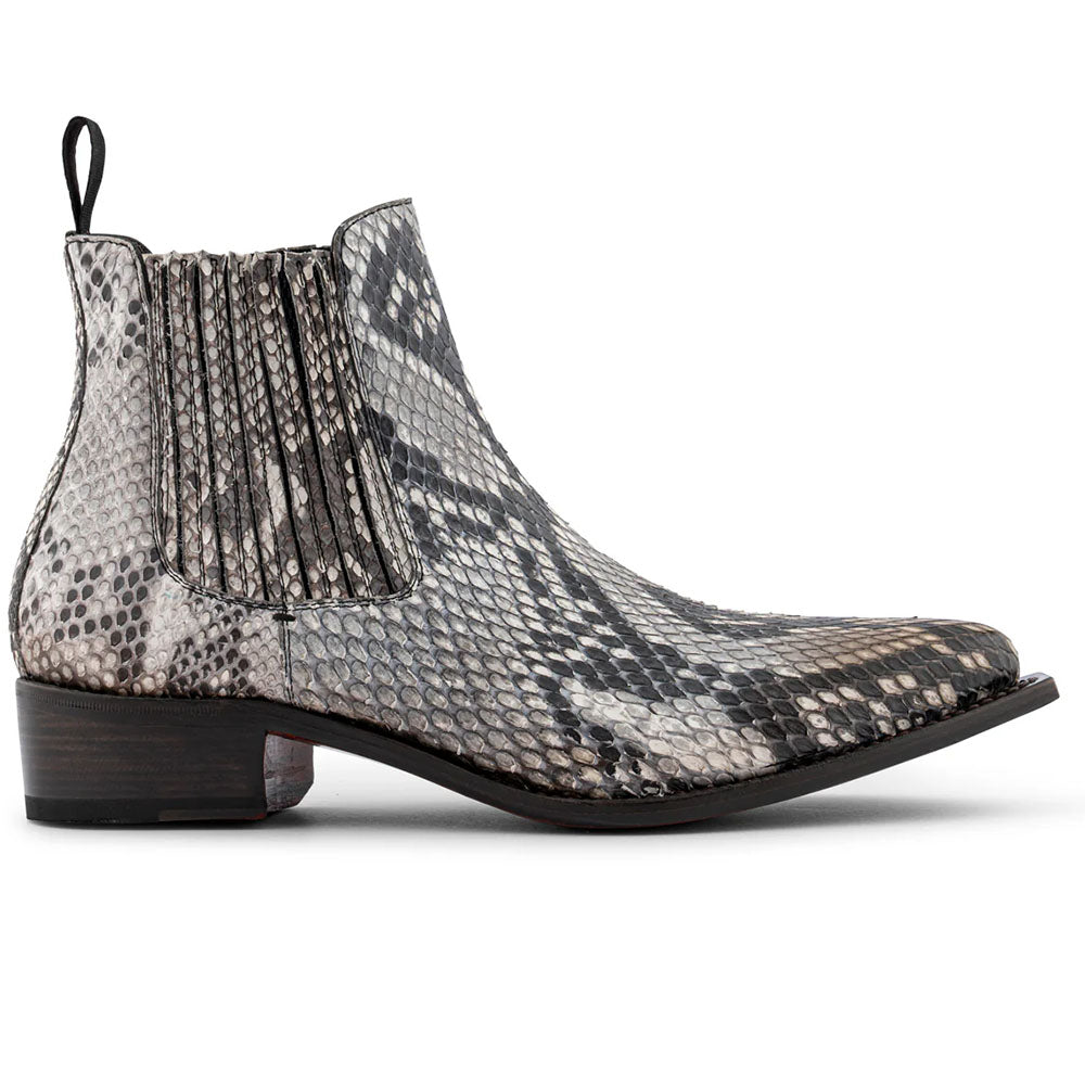 Harris Firenze 1913 Texan Python Ankle Boot Natural