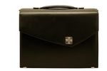 Aaron Irvin Double Gusset Flap Briefcase